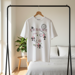 Chrome Hearts White Graphic Print T-Shirt