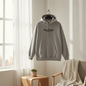 A Bathing Ape Camo Logo Gray Hoodie