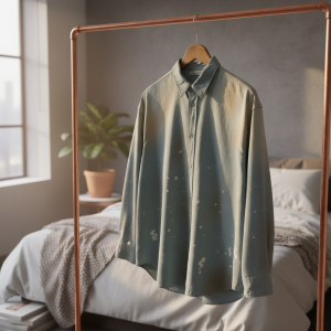 Acne Studios Paint Splatter Denim Shirt