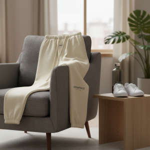 Essentials Beige Jogger Pants Unisex Streetwear Comfort