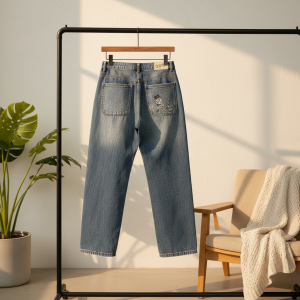 PantsDerschutze Vintage Straight Denim Jeans