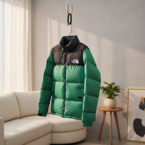 The North Face Green Puffer Winter Jacket