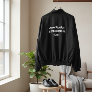 Acne Studios 1996 Black Stockholm Logo Jacket