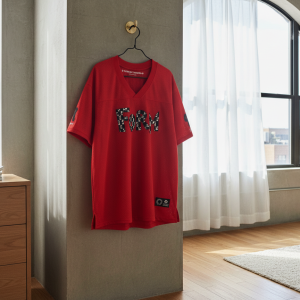 Chrome Hearts Red Mesh Form Team T-Shirt