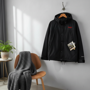 Gore-Tex Waterproof Black Outdoor Jacket