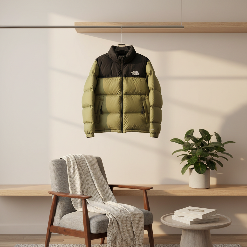 The North Face Winter Down Puffer Jacket Green