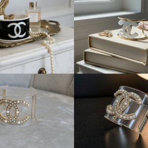 Luxury Pearl Crystal Wide Cuff Bracelet