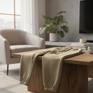 ESSENTIALS Fear of God Khaki Cotton Jogger Pants