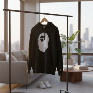 A Bathing Ape Black Logo Hoodie