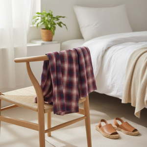 Acne Studios Plaid Drawstring Casual Shorts for Men