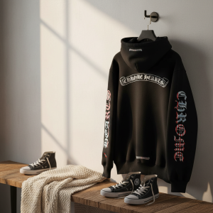 Chrome Hearts Black Printed Hoodie