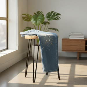 Acne Studios Paint Splatter Wide Leg Jeans