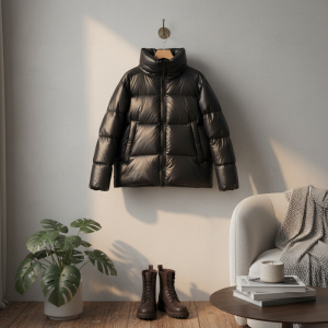Moncler Black Puffer Jacket Winter Coat