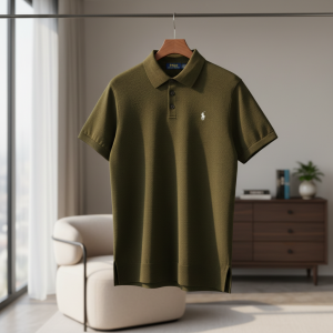Ralph Lauren Classic Green Polo Shirt Men