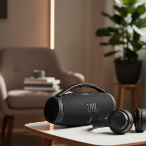 JBL Boombox Black Waterproof Bluetooth Portable Speaker