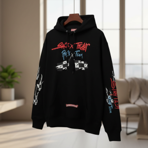 Chrome Hearts Black Race Team Graphic Hoodie