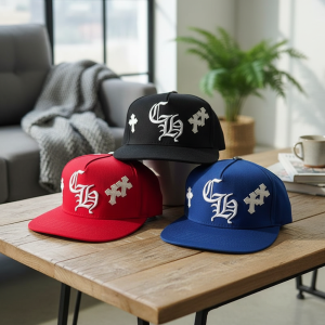 Chrome Hearts CH Cross Logo Snapback Hat