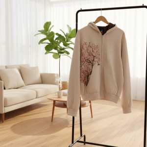 HoodiesDerschutze Cherry Blossom Zip Up Hoodie