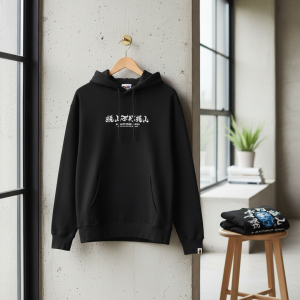 A Bathing Ape Black Shark Print Pullover Hoodie