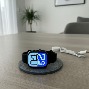 Apple Watch Black Smart Fitness Tracker for Men Women