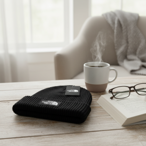 The North Face Black Knit Winter Beanie Hat