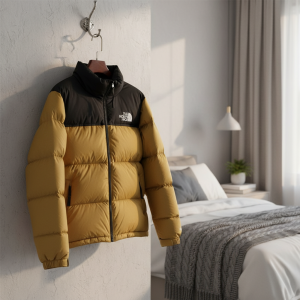 The North Face Winter Puffer Jacket Gold Black