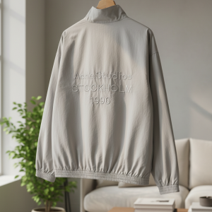 Acne Studios Stockholm 1996 Beige Windbreaker Jacket