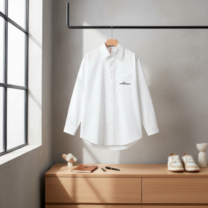 Maison Margiela Number Print Long Sleeve Shirt