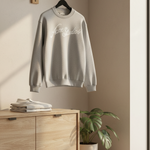 Acne Studios Grey Logo Print Hoodie