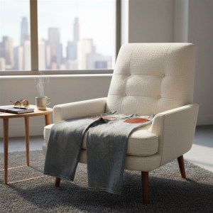 Acne Studios Gray Wide Leg Denim Pants